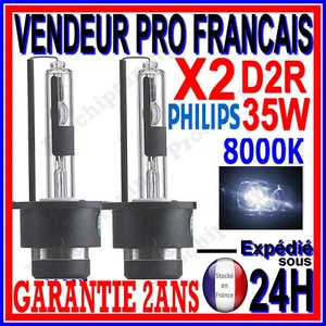 2 AMPOULES LAMPES AU XENON D2R PHILIPS 85126+ 85 V 35 W P32D-3 85126C1 8000K 12v - Picture 1 of 13