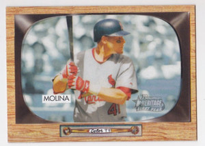 2004 Bowman Heritage #30 Yadier Molina Rookie St. Louis Cardinals RC