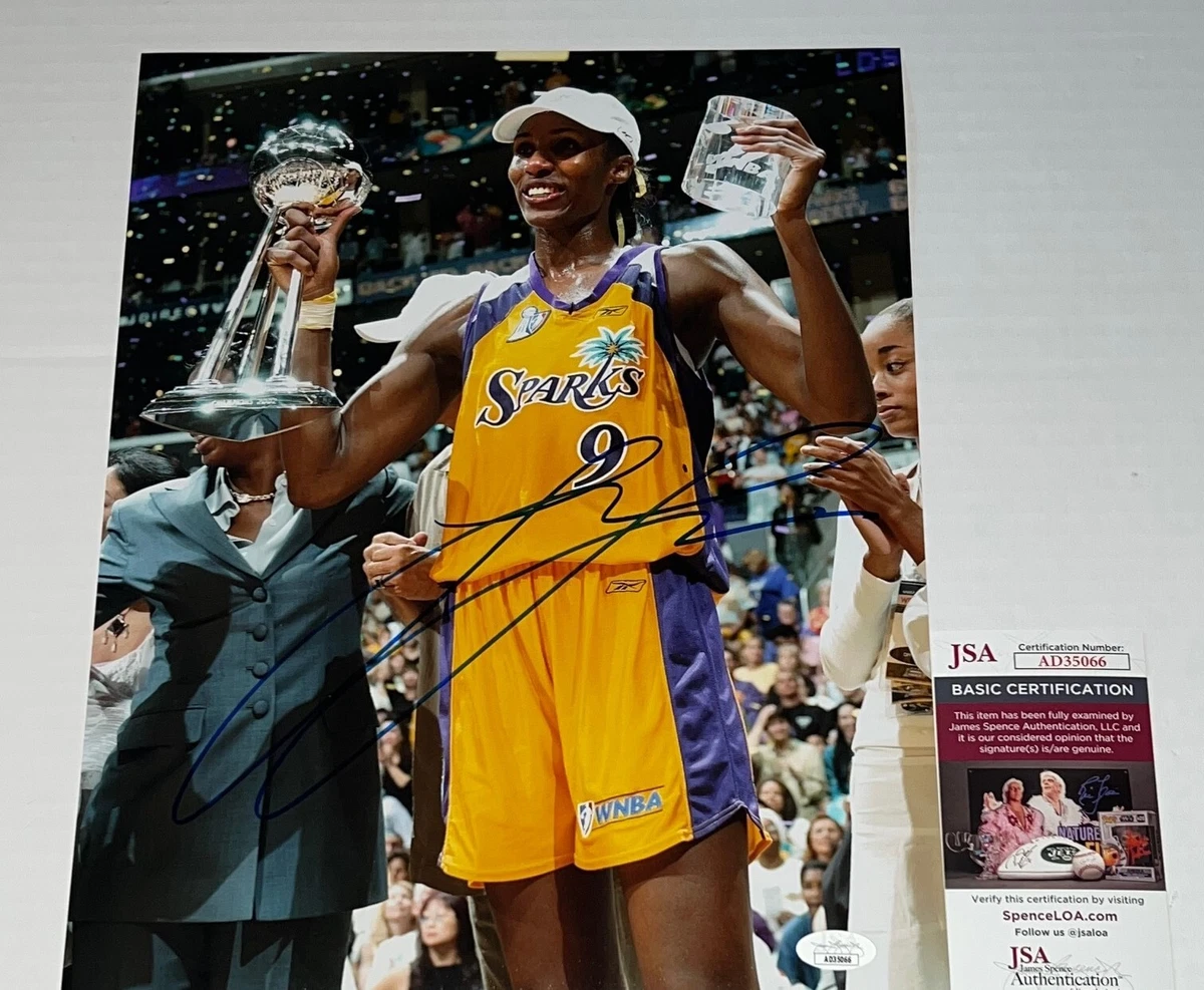 WNBA Lisa Leslie & Becky Hammon サイン入り写真 WNBA Lisa Leslie & Becky Hammon サイン入り写真