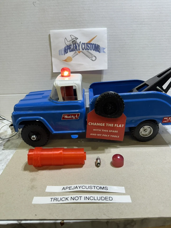 1 kit completo de luz para caminhão de reboque/caminhão basculante Buddy L Wrecker - Imagem 1 de 4