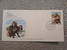 SOUTH AFRICA FIRST DAY COVER 1983 GELDA BABOON