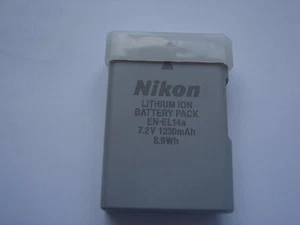 Batterie D'ORIGINE NIKON EN-EL14a 7.2V 1230mAh 8.9Wh GENUINE NEW ACCU - Picture 1 of 2