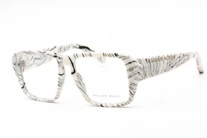 PHILIPP PLEIN VPP081 09YL Anteojos Marco Marfil Mármol 55mm - Imagen 1 de 4