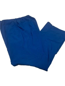 CHEROKEE Women's Size 2X, Scrub Pants, Plus Size Royal Blue - Picture 1 of 3