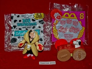 VINTAGE TOYS McDonald's 101 DALMATIANS Cruella De Vil  Mobile Set of 2 Lot#115 - Picture 1 of 5