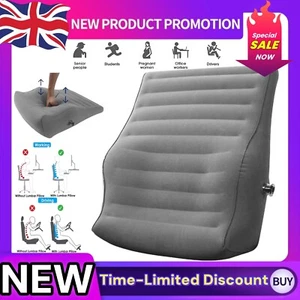 Lumbar Support Cushion Memory Foam Car Lumbar Support Back Pillow Soft Pillow UK - Picture 1 of 9