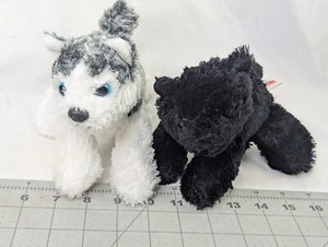 Lote de Peluche Pantera Gato Negro Aurora Husky Lobo Perro Juguete - Imagen 1 de 11