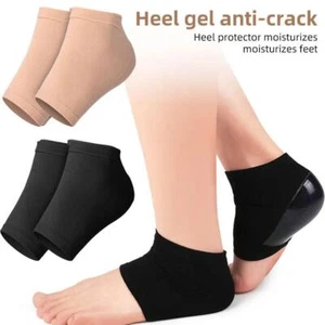 Gel Silicone Moisturizing Heel Socks Cracked Foot Skin Care Protectors M6W5 - Picture 1 of 12