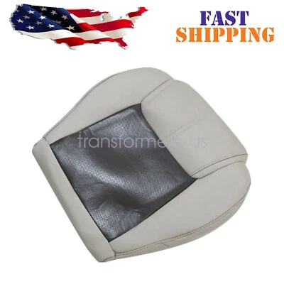 For 2006 2007 2008 2009 Jeep Commander Perforated Driver Bottom Seat Cover Gray - image 1 of 4