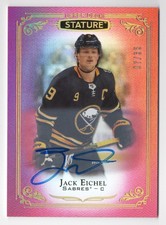 2019-20 Upper Deck Stature Autograph Red #12 Jack Eichel 07/35