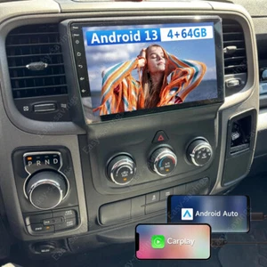 Autoradio Stereo per Dodge Ram 2013-2019 1500 2500 3500 4+64GB Carplay/Android - Foto 1 di 18