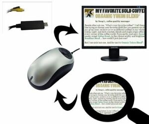 ViSee Low Vision Digital Video Magnifier for TV Visual/Reading Aid 1-32x 4 Modes