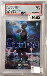 2023 Bryce Young (RC) PSA 9: Absolute By Storm /50 BLUE SSP - Bild 1 von 4
