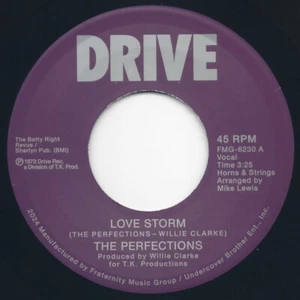 The Perfections - Love Storm / Leaning Post - 7" Vinyl / Custom Sleeve Soul 45 - Picture 1 of 4