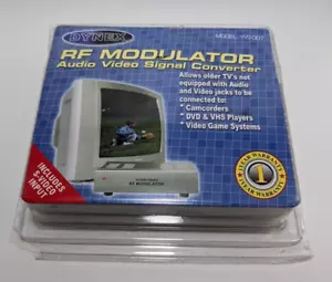 DYNEX RF Modulator Audio Video Signal Converter Model WS-007 New Sealed - Picture 1 of 3