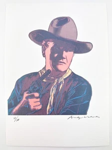Andy Warhol Original Vintage Art Print Lithograph Signed Limited with COA - Picture 1 of 3