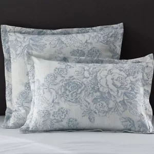 "Falsa de almohada estándar Marta The Company Store nueva con etiquetas, gris/azul, 20"" x 26""" - Imagen 1 de 7