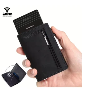📈💲 Herren Geldbörse - Smart Wallet Mit RFID-Schutz, Slim Wallet, Portmonee, - Bild 1 von 6