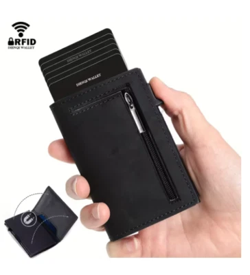 📈💲 Herren Geldbörse - Smart Wallet Mit RFID-Schutz, Slim Wallet, Portmonee, - Bild 1 von 3