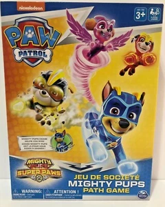 PAW PATROL MIGHTY PUPS PATH GAME 3+ TOYS 2-4 PLAYERS NEW CHASE - Picture 1 of 2
