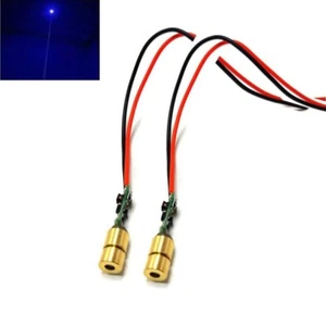 2pcs Mini Dot 450nm 5mW Blue Laser Diode Module for Aiming positioning - Picture 1 of 5