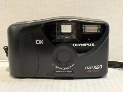 OLYMPUS DX TRIPXB3 BIG FINDER POINT AND SHOOT CAMERA 34MM LENS *TESTED - WORKS* - Image 1 of 4