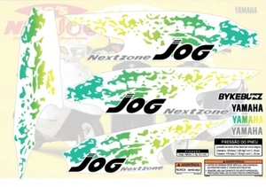 Sticker Decals Yamaha Jog Nextzone 1997 kit set white-Green - Picture 1 of 1