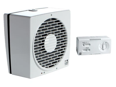 KIT Vortice Aspiratore Elicoidale Muro Vetro 230/9" AR LLS 12455 + VARIAT. 12941 - Immagine 1 di 3