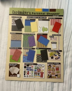 New Personal Shopper Cardmakers Kit Volume 0807 - Birthday, Christmas, Baby - Picture 1 of 11