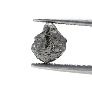 Rough Uncut Diamond 0.97ct Gray Sparkling Natural Antique Polygon Shape For Gift - Picture 1 of 13