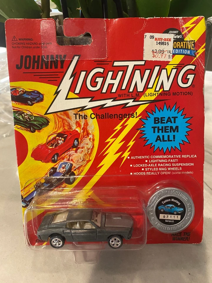 1996 Johnny Lightning I Challenger Custom Mustang - Immagine 1 di 1