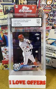 TOPPS CHROME UPDATE 2018 VICTOR ROBLES ROOKIE PGA 10 COME NUOVO CSTORE NATIONALS LEGGI - Foto 1 di 4