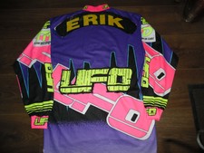 ERIK CARMILLINGO UFO MOTOCROSS JERSEY 1990,S SIZE LARGE EXCELLANT CONDITON.