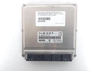 0281010752 CENTRALINA MOTORE ECU BOSCH MERCEDES-BENZ CLASSE A (W168) 1.7 CDI 8V  - Immagine 1 di 4