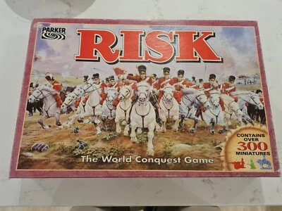Parker Risk the world conquest game. Vintage 90 00s Y2k Strategy Board Game  - Image 1 of 3