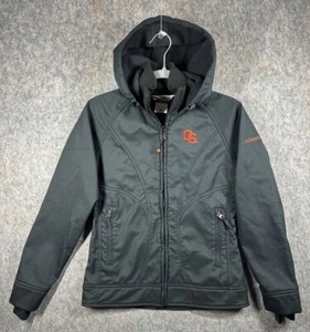 Womens Oregon State Beavers Full Zip Jacket Black Size Small Columbia Omni Tech - Picture 1 of 8