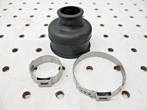 Seadoo PTO Driveshaft Rubber Boot W/ NEW Stainless Clamps XP SPX GTI GTX GS GSX - Picture 1 of 3