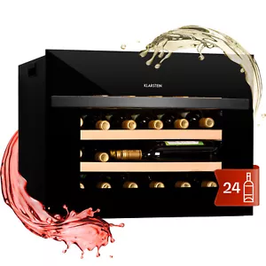 Weinkühlschrank 1 Zone 24 Weinflaschen Wein Flaschenkühlschrank Kühlschrank - Bild 1 von 11