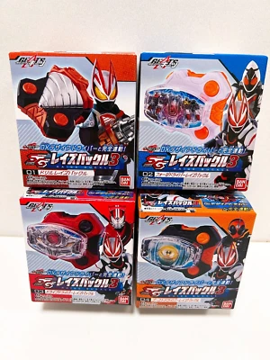 Kamen Rider GEATS SG Raise пряжка 3 комплект из 4 типов полный комплект Bandai новый F/S - Изображение 1 из 4