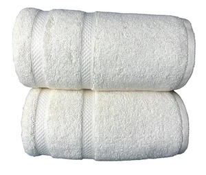Charter Club Elite Hygro Cotton Bath Sheet Set of 2 33' x 64" in Ivory/Cream $92 - Picture 1 of 6