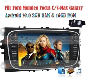 Android 10 7'' Autoradio DAB+ Für Ford Focus Mondeo GPS Navi WiFi USB SWC KAMERA - Bild 1 von 11