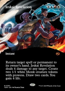 Jeskai Revelation Showcase Regular - Tarkir: Dragonstorm MTG-NM - Picture 1 of 1
