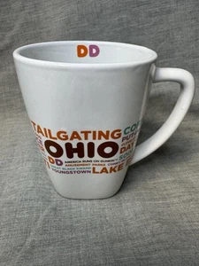 Dunkin Donuts DD OHIO 2016 Destinations Coffee Cup Mug Limited Edition OOP - Picture 1 of 10