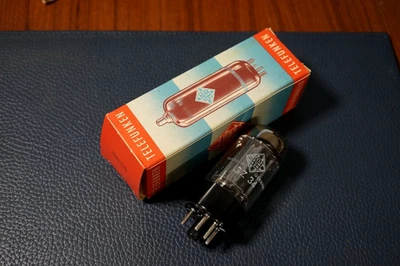 1 - NOS TELEFUNKEN GZ34 5AR4 MULLARD f32 O GETTER AUDIO TUBE / AMPLITREX testado - Imagem 1 de 4