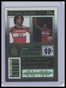RC 2025-26 Topps #SS-31 Tre Johnson III escaneo y golpe - Imagen 1 de 2
