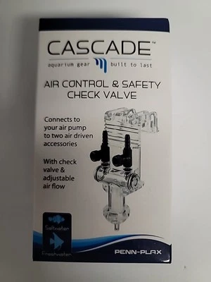 Divisor de controle de ar Penn-Plax Cascade 3 vias e válvula de retenção de segurança - Imagem 1 de 2