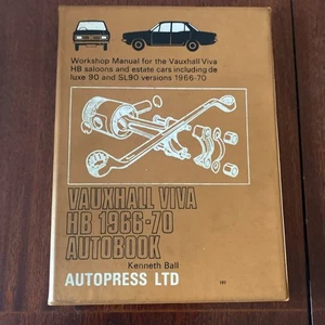 Autopress Workshop Manual 191Vauxhall Viva. 1966-70. HB Saloons & Estates K.Ball - Picture 1 of 8