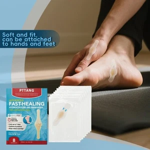 8pcs Anti-friction Foot Patches Wound Care Sports Muscle Bandages Sports - Picture 1 of 8