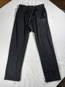 Pantalones de entrenamiento Nike Therma-Fit para hombre grandes negros forrados de vellón deportivos - Imagen 1 de 11