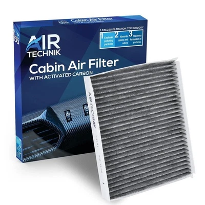 Filtro de aire de cabina AirTechnik CF12151 con carbono activado | Se adapta a Hyundai Sonata... Foto 1 de 4